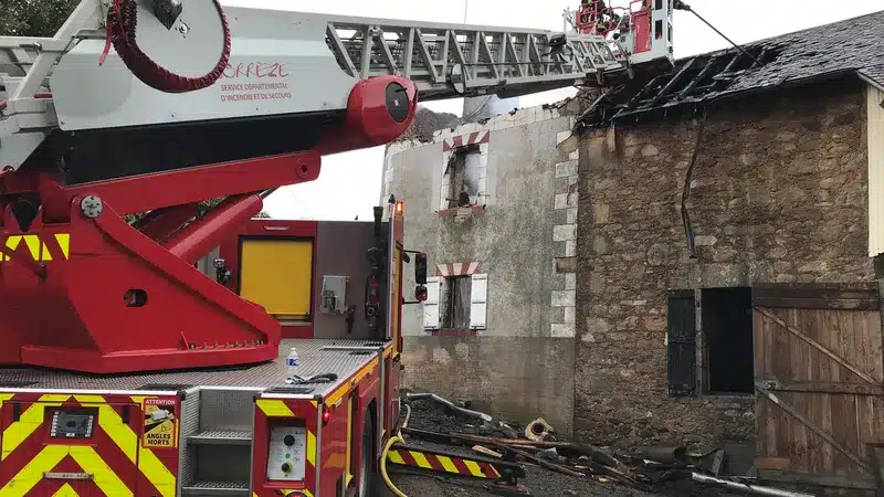 , Incendie de maison : le corps de la femme recherchée a été retrouvé dans les décombres en Corrèze